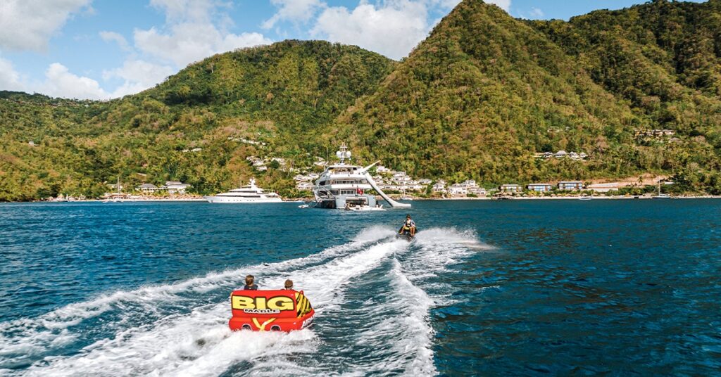 Charter Superyacht Loon Towable yacht toy in St Lucia