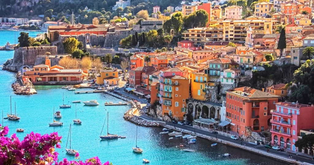 Villefranche in the Cote D'Azur visited by MY Loon