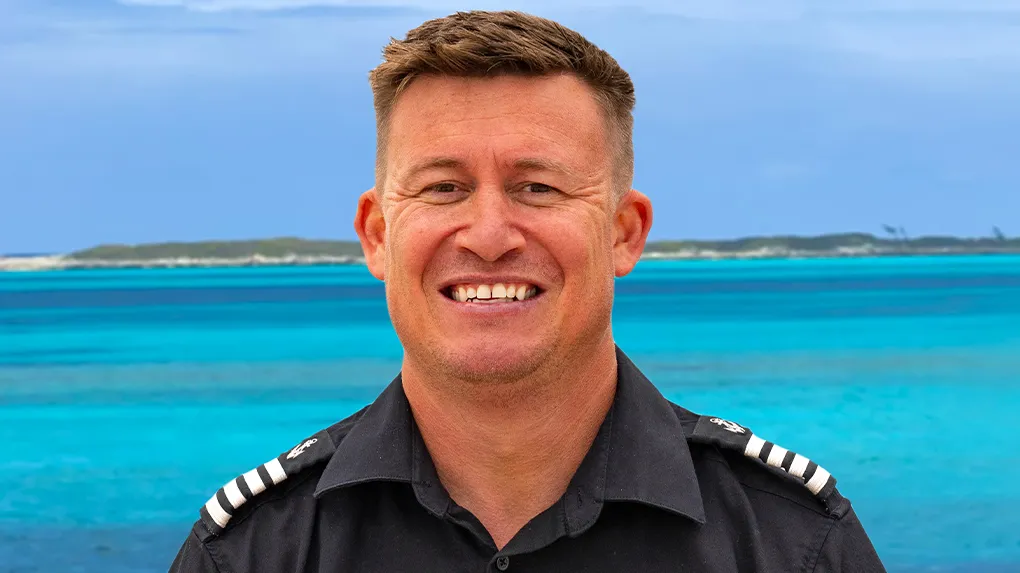 Captain Paul Clarke of charter superyacht Loon