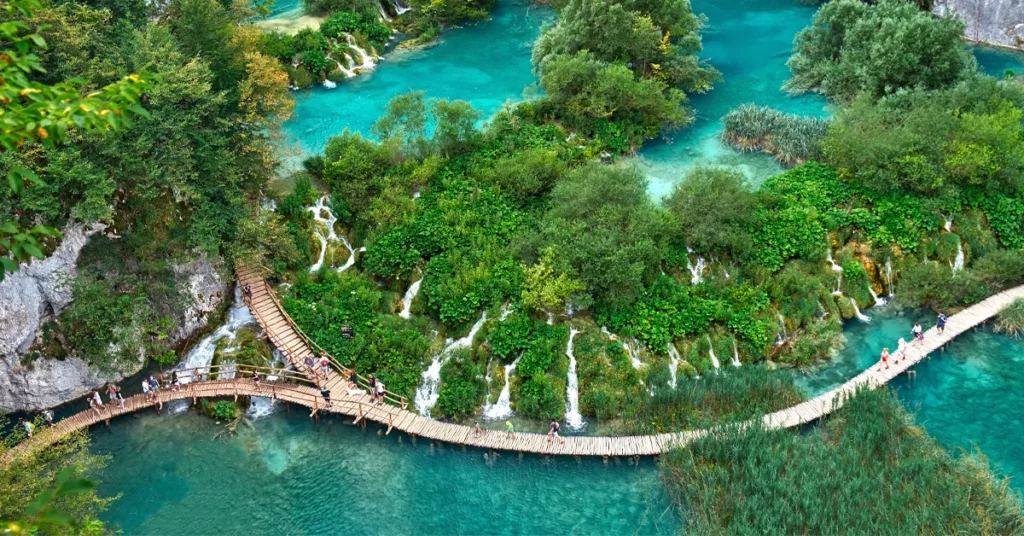 Charter Superyacht Loon destination Plitvice natural Park in Croatia
