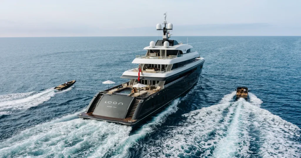 Robb Report article on charter superyacht Loon