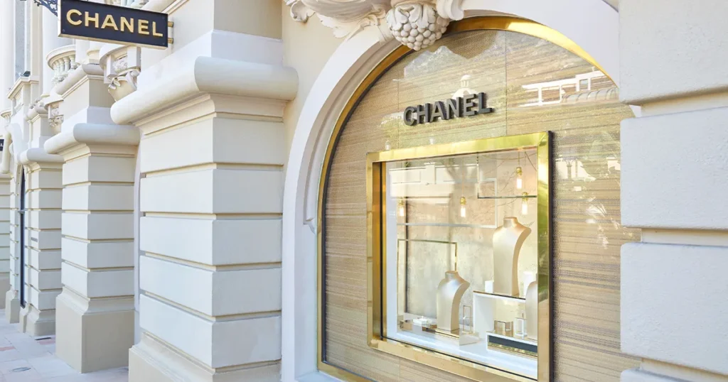 The Chanel boutique in Monaco